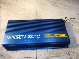 ✅ Jensen 100x4 Watt A4320 Mosfet Multi Channel Amp Amplifier Car Audio Vintage