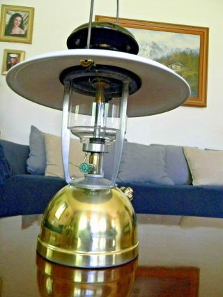 Bialaddin Brass 320 Lantern Vintage Tilley Vapalux Camping Collectable Lamp 2