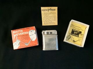 Vintage Beattie Jet Pipe Cigarette Lighter Box