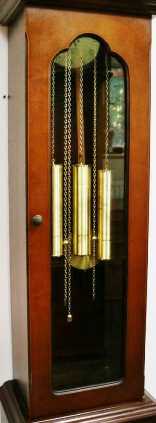 Vintage FHS Triple Weight Musical Westminster Chime Longcase Grandfather Clock 5