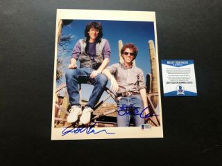 Joel & Ethan Coen Rare Signed Autographed Brothers 8x10 Photo Beckett Bas