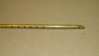 Antique Vintage D Music Musical Brass Whistle Flute Definitely Old Military ?