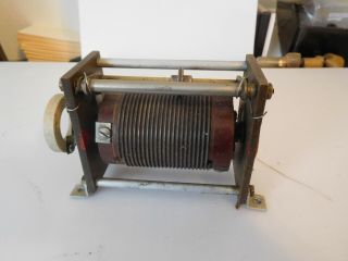Large Vintage Variable Roller Inductor Coil,  Ham Radio Antenna Amplifier