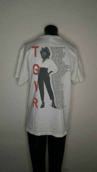 Vtg Tina Turner Twenty Four Seven Tour T Shirt Giant Tag 1999 Medium
