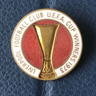 Set Of Vintage Liverpool Football Club Hard Metal Enamel Badges