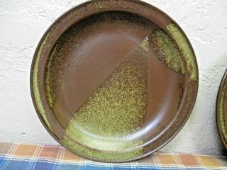 (7) Vintage Iron Mountain Stoneware Roan Mountain Salad Plates 3