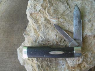 Rare Old Vintage Aerial Cutlery (a.  C.  M.  Co. ) Gunstock Jack Knife