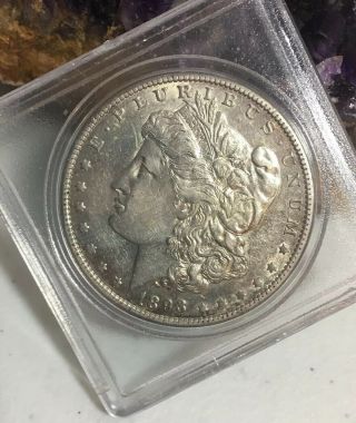 1893 - O Silver One Dollar.  E Pluribus Unum,  American Rare Coin