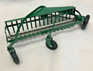 Vintage Silk Toys Oliver Side Delivery Hay Rake Farm Tractor Implement 2