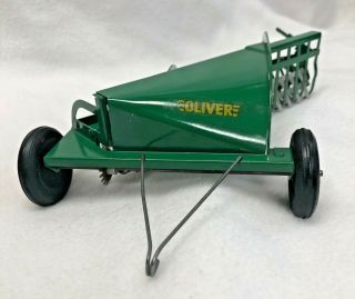 Vintage Silk Toys Oliver Side Delivery Hay Rake Farm Tractor Implement 3