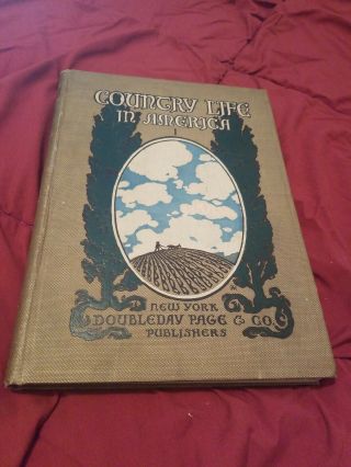 Vintage 1901 Country Life In America - Volume - 1 - Hardcover Vintage Book -