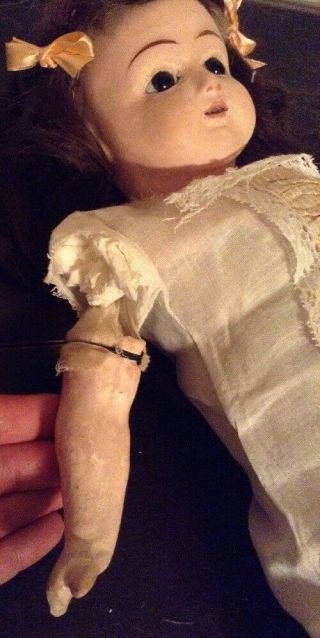 Antique German Papier Mache Doll 23 Inches Tall 7