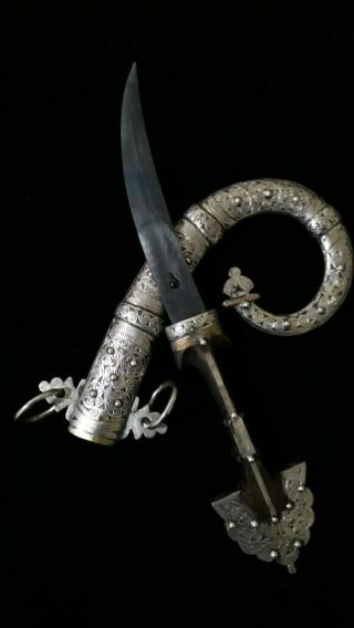 Antique Vintage Khanjar Dagger Jambiya Knife Sword Koummya Arabic Jambiya