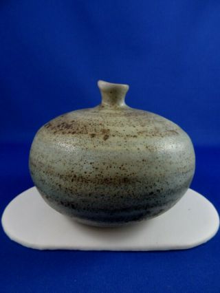 Vintage Tessa Kidick Pottery Weed Pot Vase Canadian Art Pottery