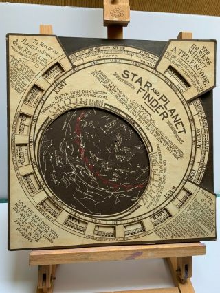 Vintage Star And Planet Finder - Earth Moon Months Game