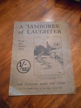 " A Jamboree Of Laughter: From A Boy Scouts Diary " W.  Heath Robinson.  Rare.