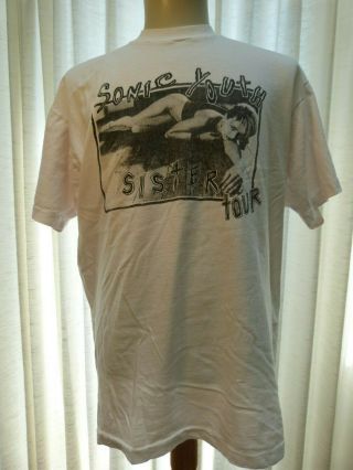 Sonic Youth Vintage 1980s Sister Tour X - Large T - Shirt Punk Rock Nyc