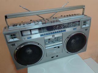 Jvc Rc - M70jw Vintage Radio - Cassette Player/recorder From 80s