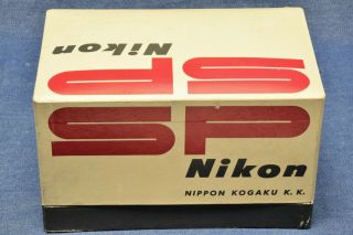 c 1950 ' s VTG,  RARE N EMPTY BOX for Nikon SP RF Rangefinder 35mm film camera 4