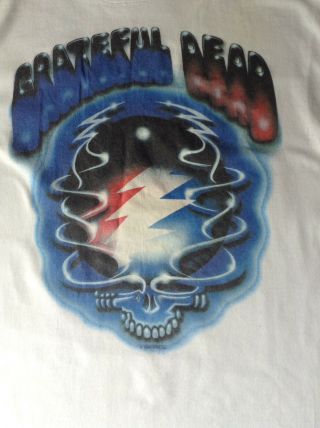 Vintage Grateful Dead T Shirt Spiral Bolt Steelie 1994 Large Hippie 2