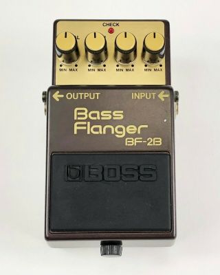 Boss Bf - 2b Bass Flanger Pedal Vintage [made In Japan] From Japan