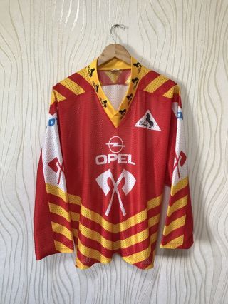 Vintage Blacky Ice Hockey Shirt Jersey Red