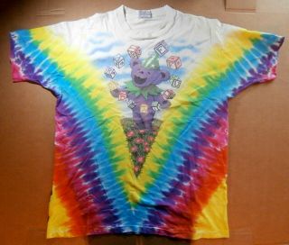 Vintage 1991 Grateful Dead Tie - Dye T - Shirt – Spring Tour – Liquid Blue,  Xl