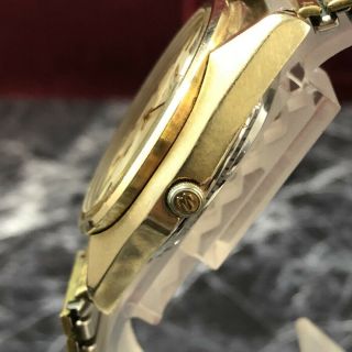 Vintage 1977 JAPAN SEIKO KING Twin Quartz 4821 - 8000 Men ' s Gold Watch from Japan 4