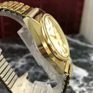 Vintage 1977 JAPAN SEIKO KING Twin Quartz 4821 - 8000 Men ' s Gold Watch from Japan 6