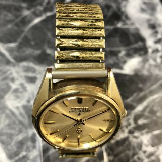 Vintage 1977 JAPAN SEIKO KING Twin Quartz 4821 - 8000 Men ' s Gold Watch from Japan 7