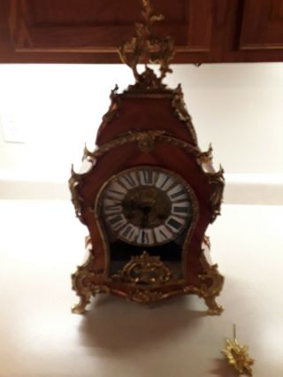 Vintage Luxury Mantle Clock,  FHS Franz Hermle 151/070 German/Italy RARE 5