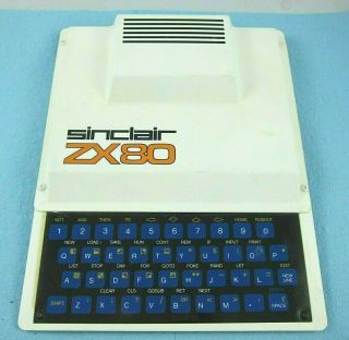 Sinclair Zx80 Vintage Computer Unit England