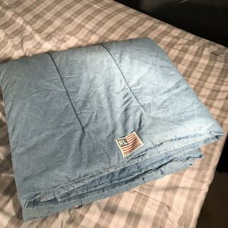 Vintage Ralph Lauren Washed Denim Comforter — Heavy