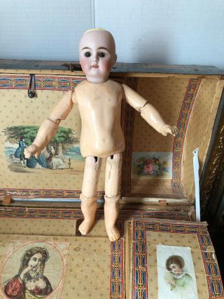 Cute Antique As Found 208 Child Doll.  Needs Some Attention