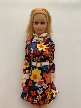 1 Day Vintage Barbie Doll No Bangs Francie Blonde Mod 100 Authentic