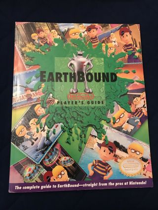 Earthbound Nintendo Snes Players Strategy Guide With Scratch & Sniff Card Rare