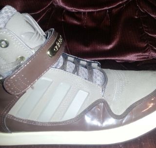 Adidas high top brown & tan size 13 rare vintage sneakers Men shoes 5