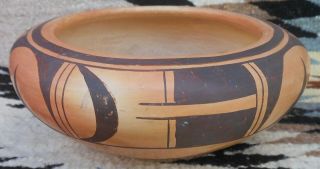 Fine Vintage Native American Decorated Hopi Pottery Bowl