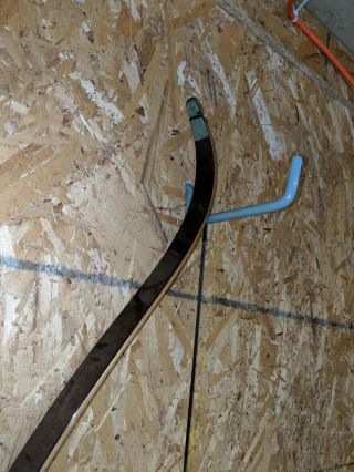 Bear Archery GREEN & BLACK Grizzly Recurve Bow Right Hand 58” 45X RARE 5