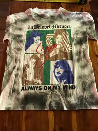 VIntage 1990s Selena Quintanilla Rare Bootleg Rap T - Shirt Always ON My Mind XL 2