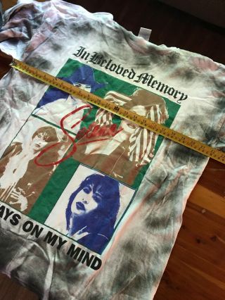 VIntage 1990s Selena Quintanilla Rare Bootleg Rap T - Shirt Always ON My Mind XL 5