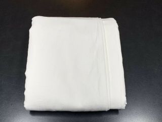 Single Restoration Hardware Washed Linen Cotton Curtain Baby Child 96X50 white 2