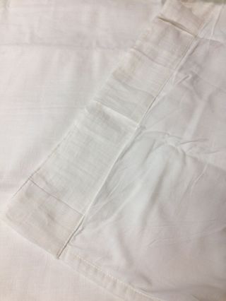 Single Restoration Hardware Washed Linen Cotton Curtain Baby Child 96X50 white 3