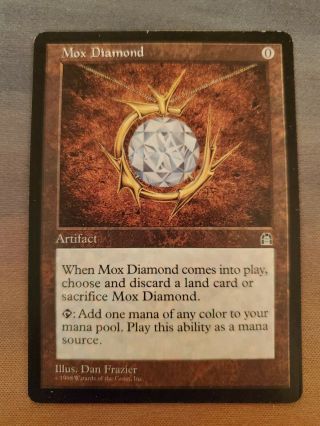 Mox Diamond - Magic: The Gathering - Stronghold - Light Play - X1