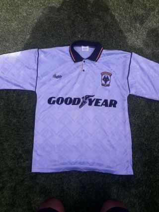 Wolverhampton Wanderers Wolves Third Away Shirt 1991/1992 Vintage Football Retro