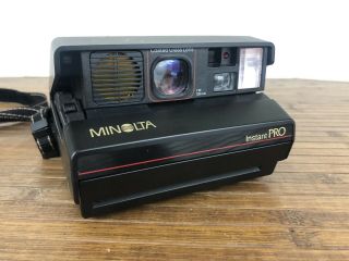 Vintage Minolta Instant Pro Polaroid Spectra Camera Coated Lens