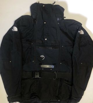 Vintage 90’s Steep Tech Jacket North Face Size Xl Black Winter Coat Ski No Flaws