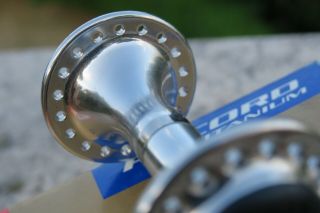 NIB Campagnolo Record Titanium road bike vintage front hub,  36 holes - 1997 5