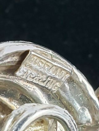Tiffany & Co HUGE Vintage Sterling Silver Ribbed Leverback 13.  3 gr.  Earrings 2