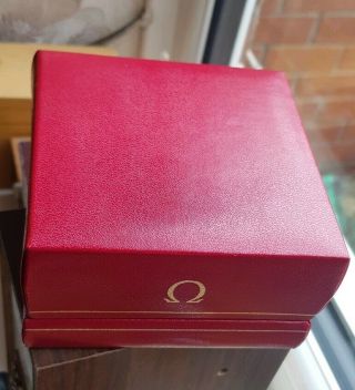 Vintage Omega Red Watch Box